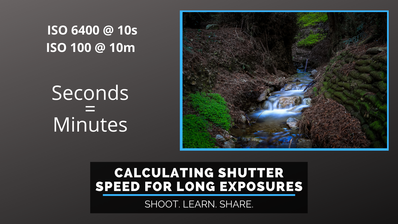 Calculating Shutter Speed for Long Exposures