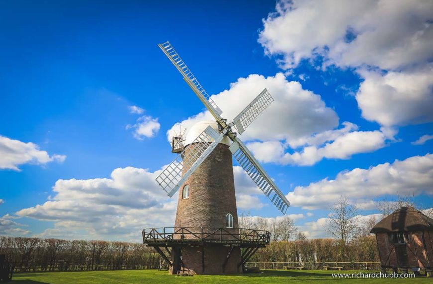 Beautiful Wilton Windmill. A view from a visitor.